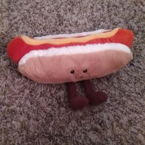 Jellycat hotdog